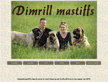 Tablet Screenshot of dimrillmastiffs.com